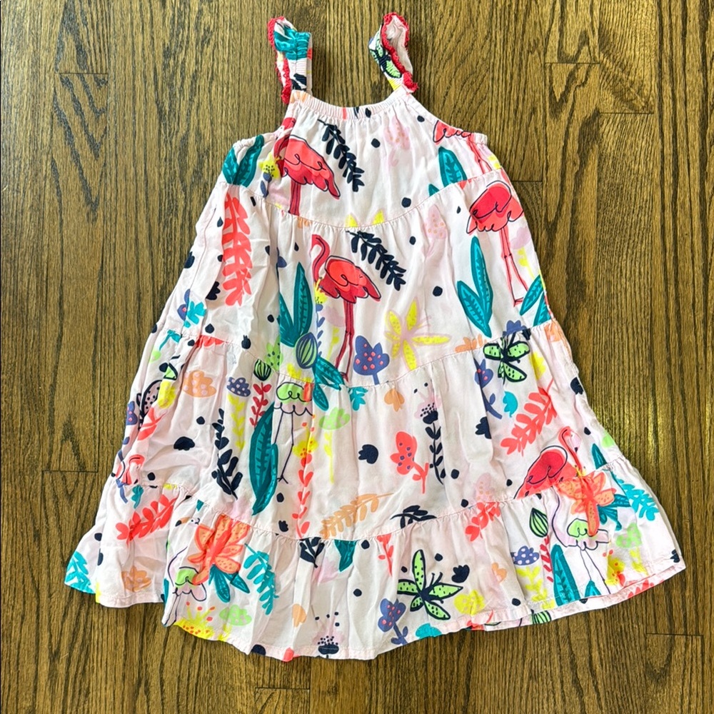 Cat & Jack Tropical Kids Dress 3T